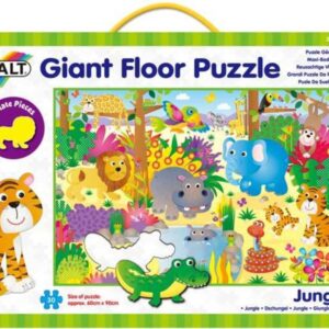 Velké podlahové puzzle – zvířátka v džungli