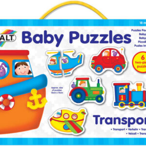 Puzzle pro nejmenší – dopravní prostředky 2.